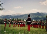 Trommel- Klaroenkorps in ski-oord Zakopane, Polen 1992